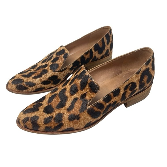 Madewell Leopard Print Loafers - Picture 1 of 8